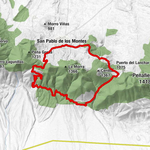 San Pablo de los Montes - Puerto del Lanchar - Puerto del Robledillo - La Sierra