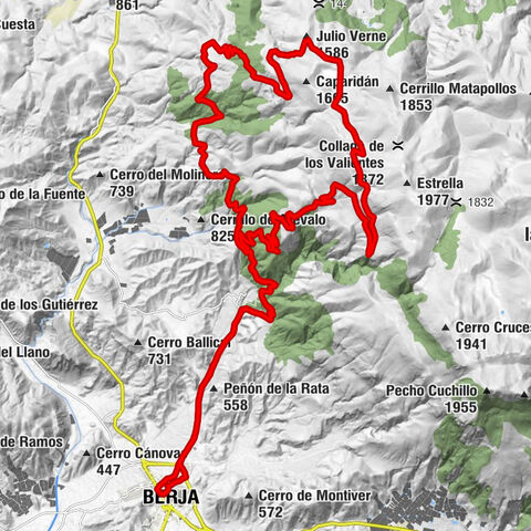 Berja - Minas de Martos - Julio Verne - Cerro del Monete