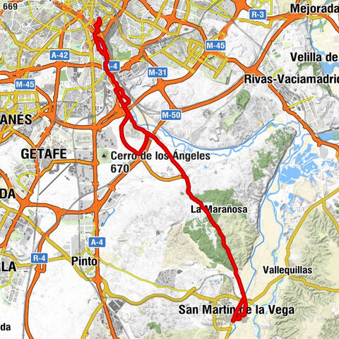 Madrid - Parroquia Santos Inocentes - Mirador del Parque Lineal del Manzanares - Ermita de San Marcos