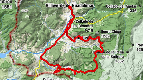 Huerta del Molino - Iglesia de Santa Marina - Los Cerezos - Iglesia de San Mateo