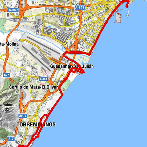 El Pinillo - Arroyo de la Miel-Benalmádena Costa - Santuario de la Virgen del Carmen - Capilla de la Virgen del Puerto