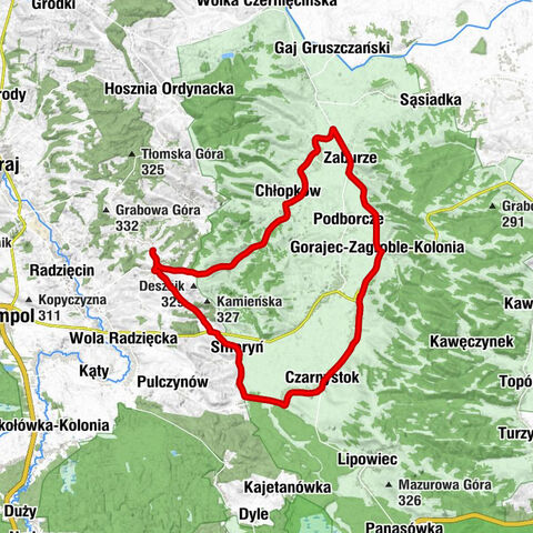 Hucisko - Teodorówka - Dół - Kościół pw. Świętego Jana z Dukli w Chłopkowie