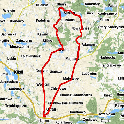 Lipno - Kościół filialny pw. Świętych Apostołów Piotra i Pawła - Kościół pw. Świętej Barbary