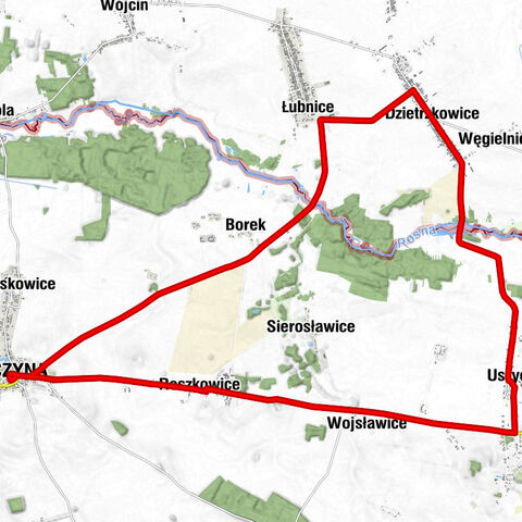 Dzietrzkowice - Kościół pw. św. Mikołaja - Kościół św. Antoniego Padewskiego - Kazimierz