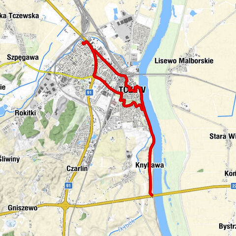 Tczew - Kościół pw. Świętego Józefa - Kościół pw. Podwyższenia Świętego Krzyża - Kościół pw. Świętego Stanisława Kostki