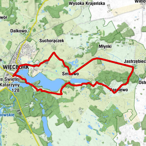 Restauracja Pomożanka - Więcbork - Wzgórze Świętej Katarzyny - Śmiłowo