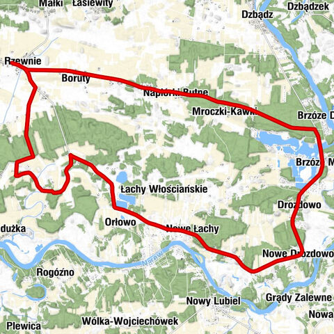Rzewnie - Grudunki - Orłowo - Nowe Łachy
