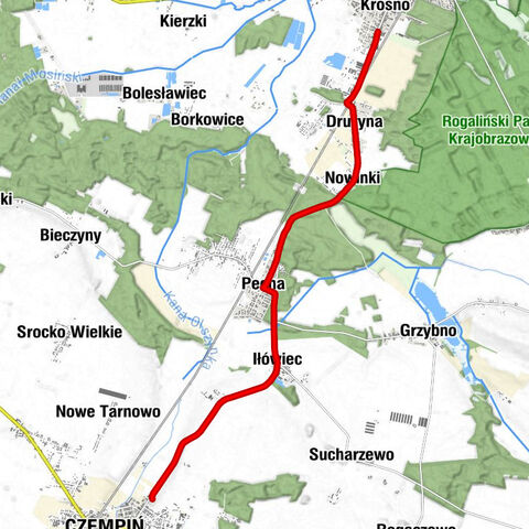 Czempiń - Stare Tarnowo - Iłówiec - Konstantynowo