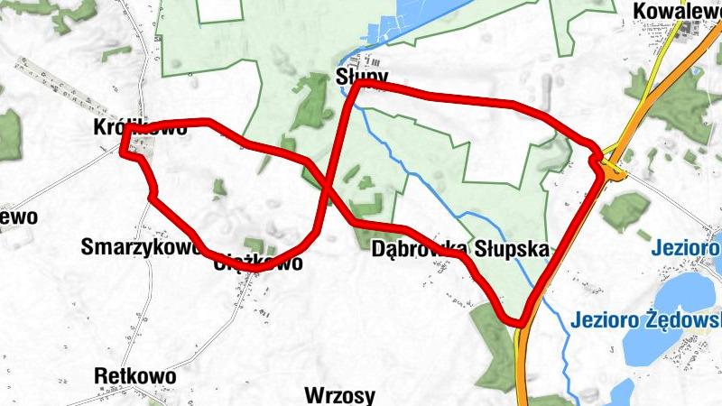 Królikowo - Ciężkowo - Dąbrówka Słupska - Kościół pw. Świętego Wita