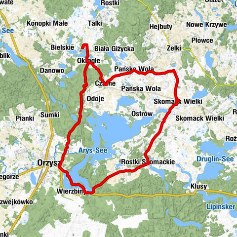 Skomack Mały - Okrągłe - Czarne - Orzysz