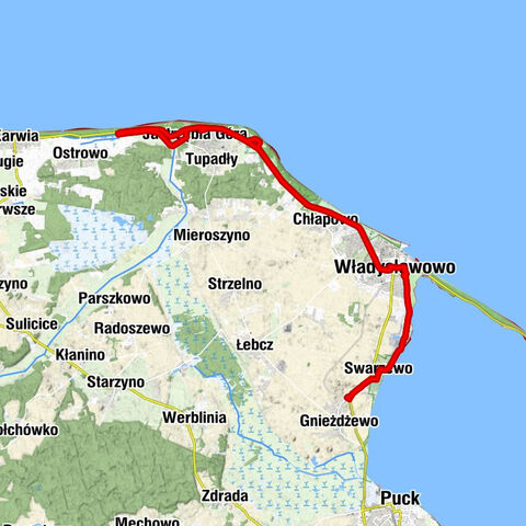 Swarzewo - Kościół pw. Narodzenia Najświętszej Maryi Panny - Orla Góra - Władysławowo