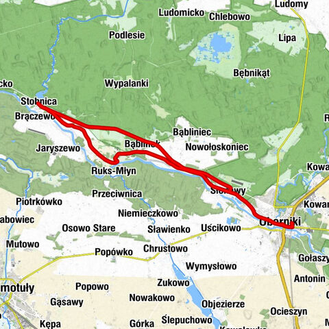 Oborniki - Kościół pw. Świętego Krzyża - Osiedle Leśne - Słonawy