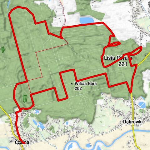 Kościół pw. Imienia NMP - Czarna - Podbórz - Lisia Góra