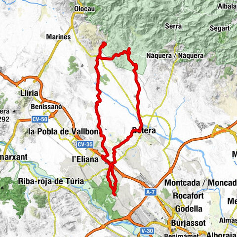 la Vallesa - San Antonio de Benagéber - Bétera - l'Eliana