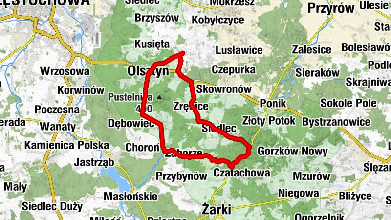 Turów - Turów Dolny - Kościół św. Idziego - Olsztyn