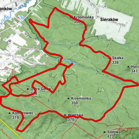 Cisów - Września - Krzemionka - Niwy