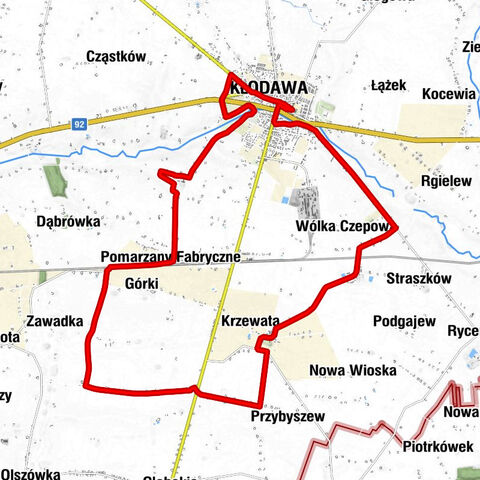 powiat kolski - Kłodawa - Kościół pw. św. Fabiana i Sebastiana - Błędów