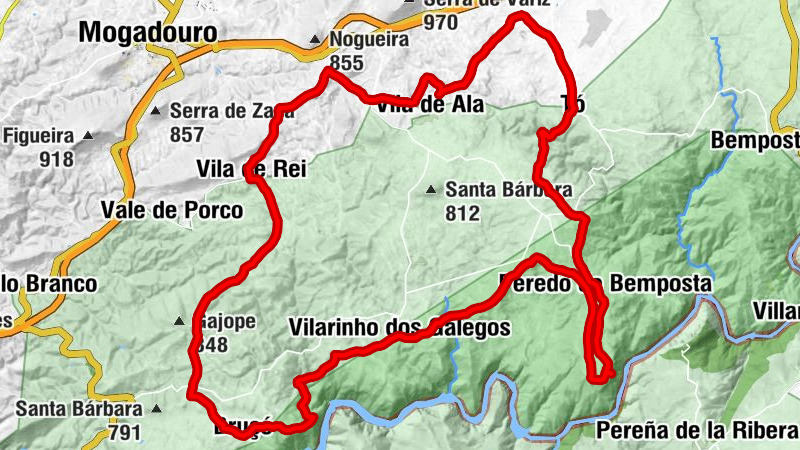 Vila de Ala - Vila de Rei - Bruçó - Tó