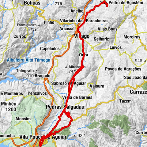 Vilela do Tâmega - Vidago - A Camponesa - Pedras Salgadas