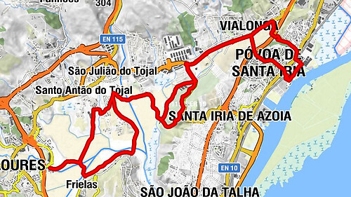 Póvoa de Santa Iria - Vialonga - Loures - Alverca do Ribatejo
