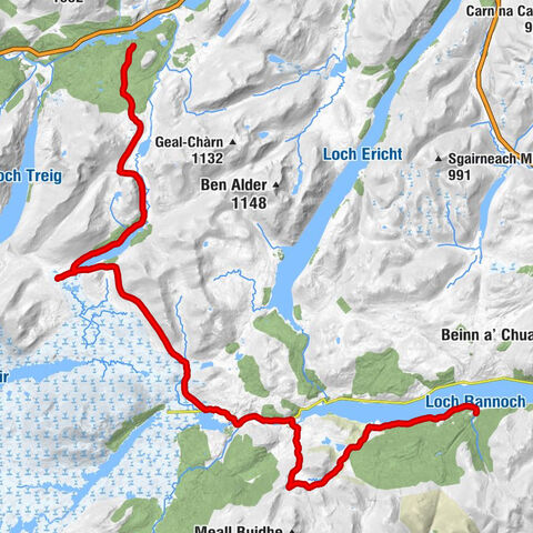 Highland - Corrour Station House - Bridge of Gaur - Carie