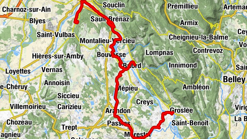 Le Port de Groslée - L'Étrier - L'Hostellerie du Port de Groslée - Lotissement Domaine du Grand Champ