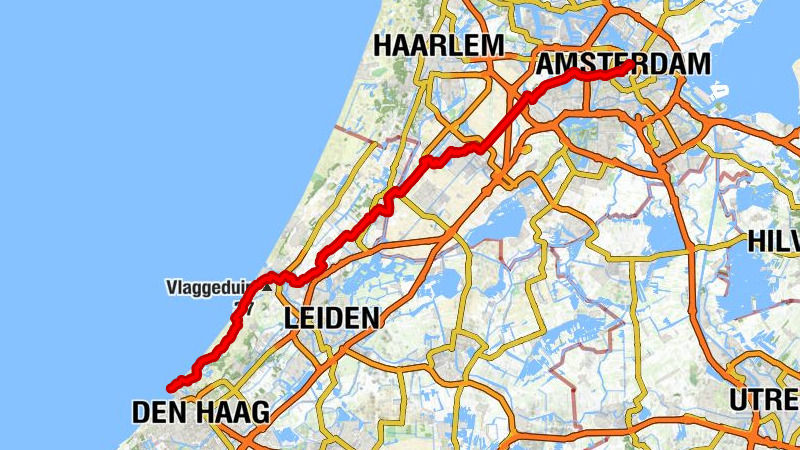Centraal Station - Gereformeerde Gemeente Lisse (Salemkerk) - Sint-Bartholomeüskerk - Scheveningen
