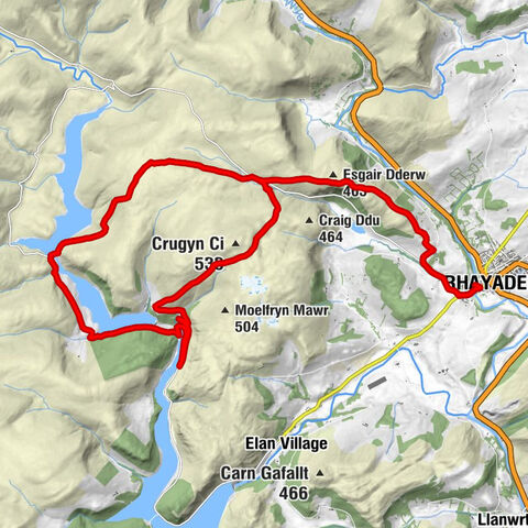 Rhayader - Llansantffraed-Cwmdeuddwr