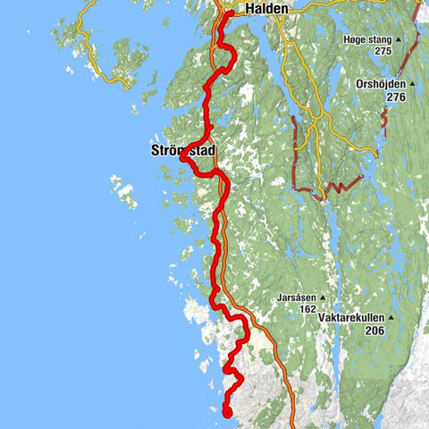 Svinesund - Strömstads kyrka - Sannäsberget - Bryggan