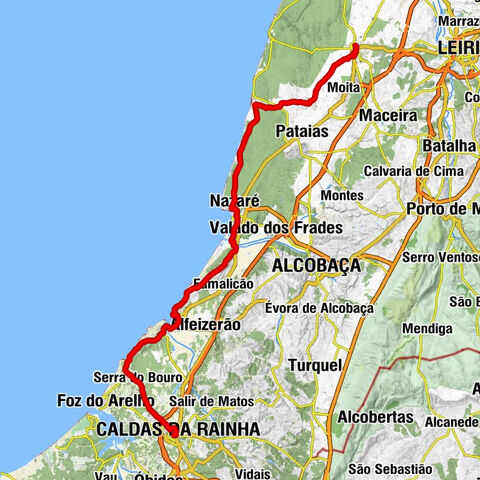 Caldas da Rainha - Pescarias - Igreja da Burinhosa - Marinha Grande
