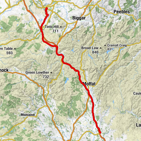 Lockerbie - Johnstonebridge - Lanark