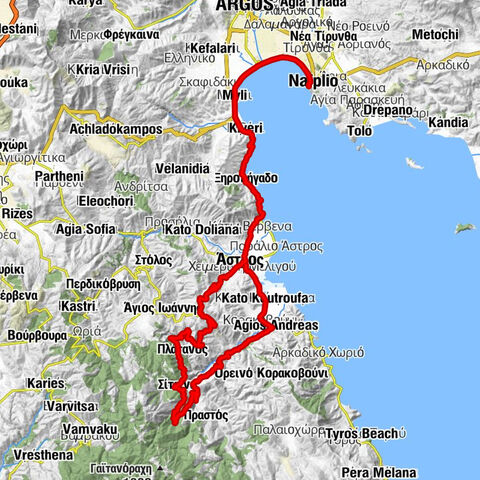 Βραχατέικα - Άγιος Γεώργιος - Άγιος Τρύφωνας - Άστρος