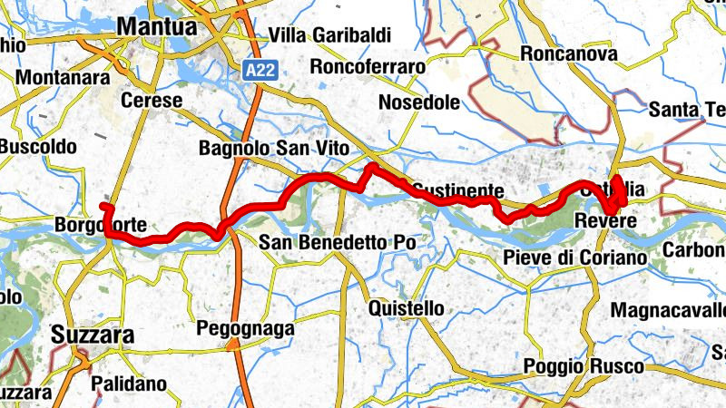 Romanore - Borgoforte - Chiesa di Ostiglia - Ostiglia