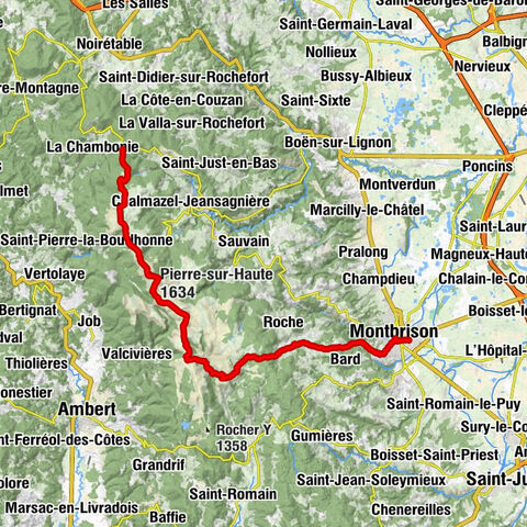 Montbrison - Pic de Montfroment - Gite-auberge du Col du Béal - Chalet Auberge du Col de la Loge