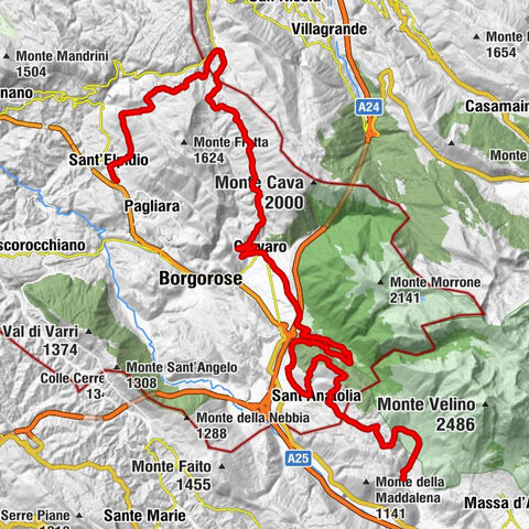 Sant'Elpidio - Colle Cuccule - Colle il Cerro - Rosciolo dei Marsi