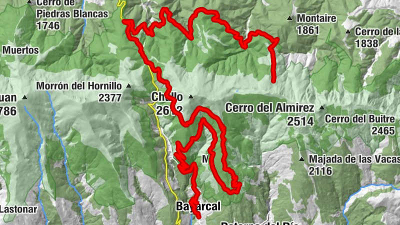 Refugio vivac del Doctor - Puerto de la Ragua - Castillejo - Lavadero de Fuente Jiménez