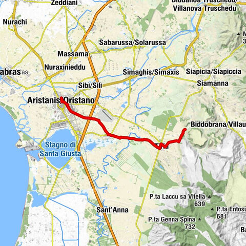 Prammas/Palmas Arborea - Chiesa di Sant'Efisio - Chiesa di San Sebastiano Martire - San Paolo