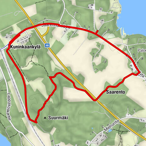 Kouvola - Palomäki - Saarento - Kuninkaankylä