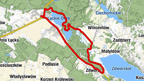 Łąck - Zdwórz - Centrum Wypoczynku i Rekreacji Relax - Kaplica pw. świętych Piotra i Pawła