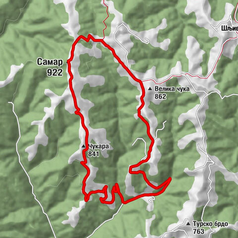 Лободер - Чукара - Самар - Раваница