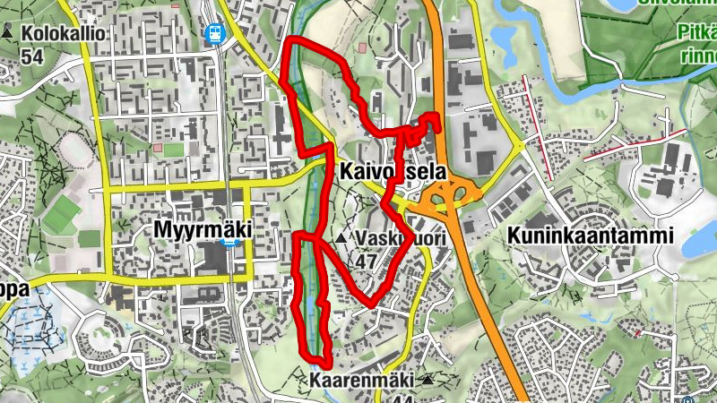 Myyrmäki - Jönsas - Kaivoksela