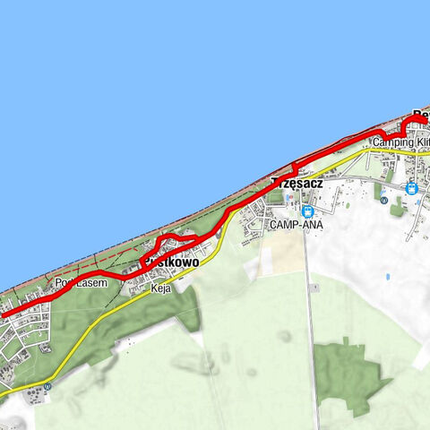 Pustkowo - Trzęsacz - Kościół filialny