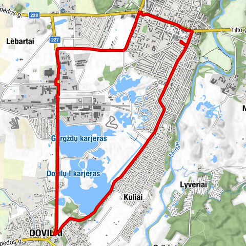 Gargždai - Kuliai - Dovilai