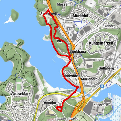 Annebo - Lindesnäs - Lorentsberg - Karlskrona