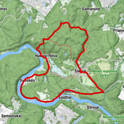 Šilėnai - Naujoji Rėva - Saidžiai