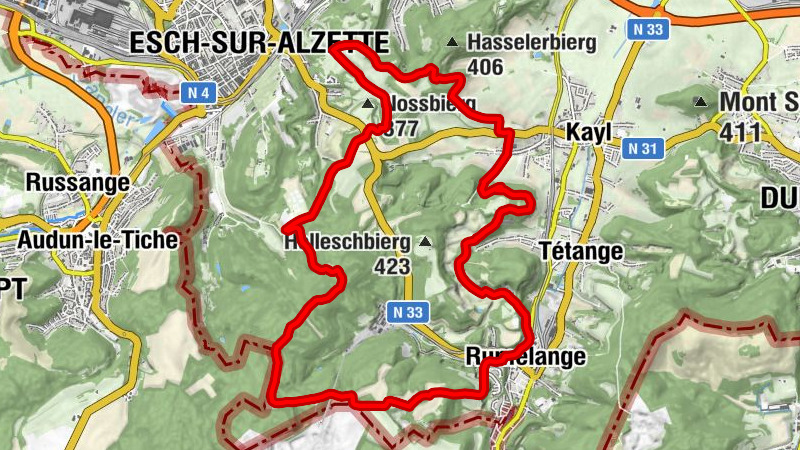 Al-Esch - Esch-sur-Alzette - Schifflange - Aal Kayl