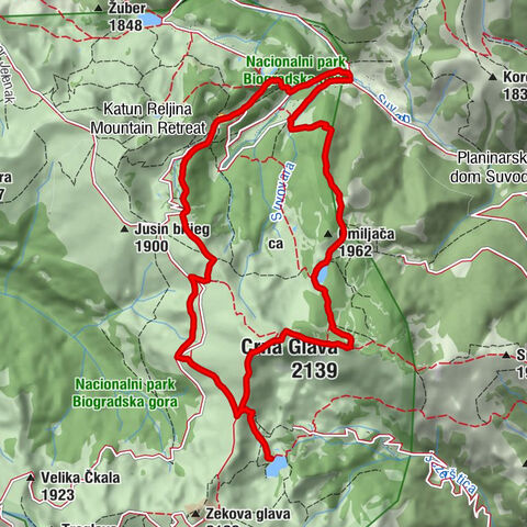 Katun Suvodo - Crna Glava - Crna glavica - Katun Reljina Mountain Retreat