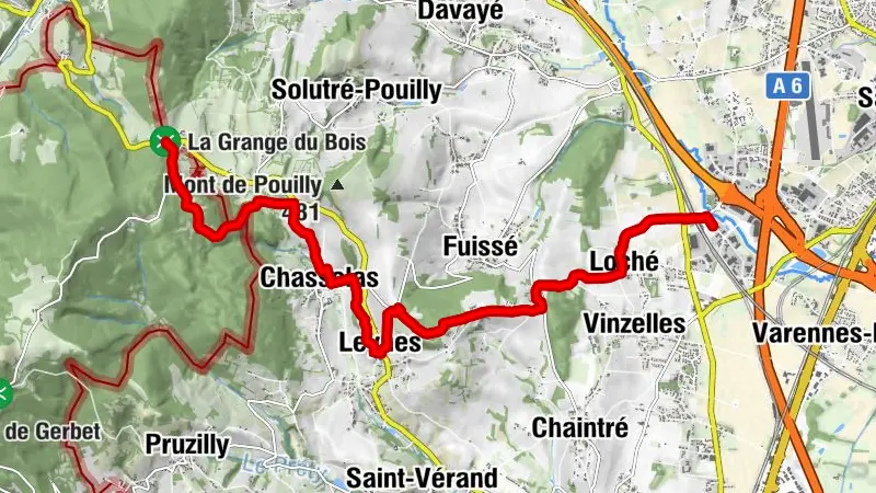 Escapade nature - De Mâcon Loché à La Grange du Bois