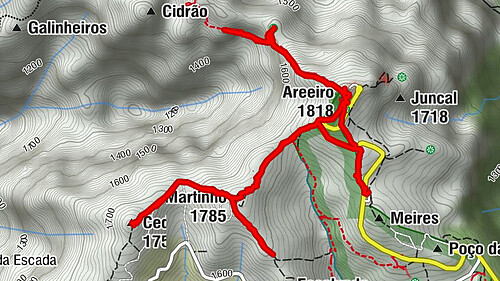 Pico Arieiro - Pedar Rija - Curral Martinho - Cedro
