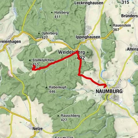 Von Naumburg zur Elbequelle